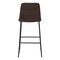 Monarch Specialties Office Chair, Bar Height, Standing, Computer Desk, Work, Pu Leather Look, Metal, Brown, Black I 7753 - alternate 4